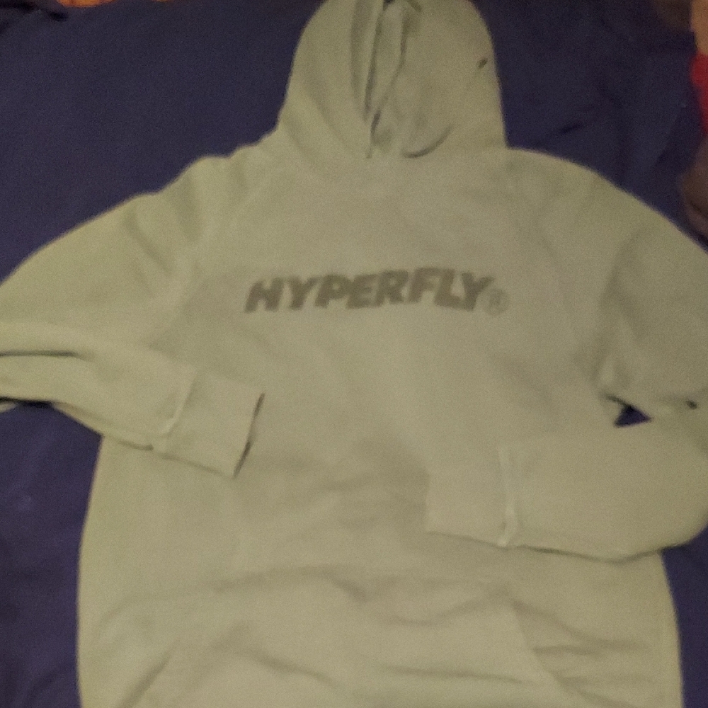 Lux Made In U.s.a. Basics. Trending Mint Green Hoodie By Hyperfly. Sz L.